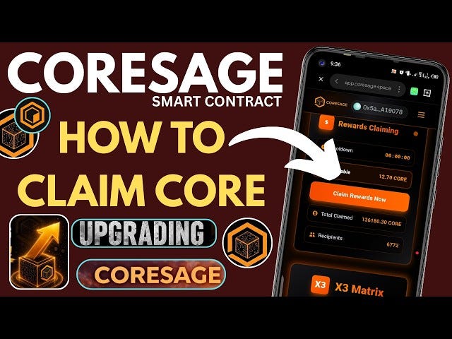 How To Register On Coresage In 5 Minutes.