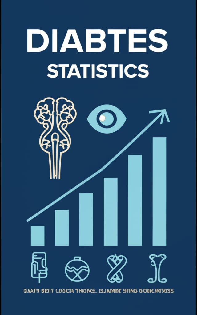 pictures illustrating the statistics of diabetes globally