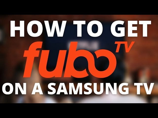 fubotvsamsung tv-connect code