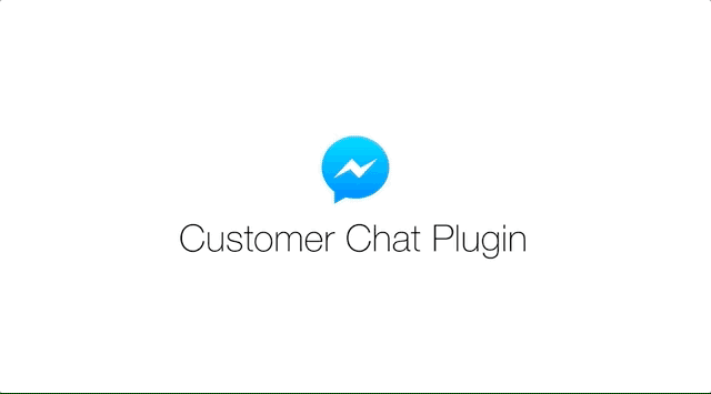 Facebook messenger customer chat plugin example