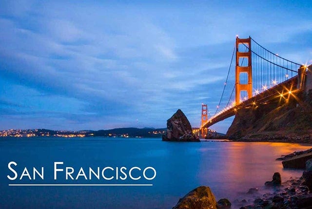 San Francisco Tour Packages from India