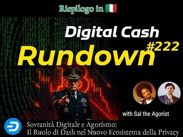 Sovranità Digitale e Agorismo: Il Ruolo di Dash nel Nuovo Ecosistema della Privacy