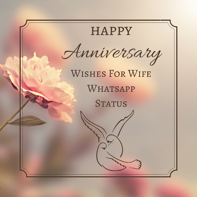 Happy Anniversary Wishes For Wife Whatsapp Status
