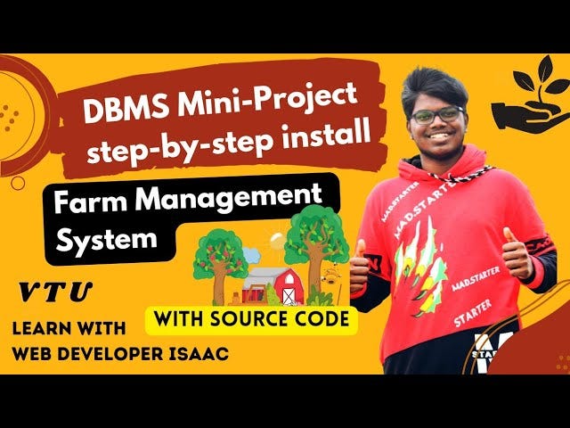 DBMS Mini-Project Step by step installation and implementation Explanation