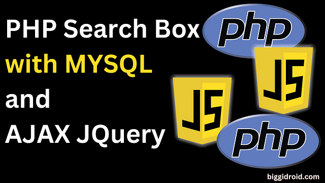 PHP Поисковая строка с MYSQL и AJAX JQuery