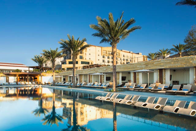 The Adults Only Topaz Pool at La Cantera Resort & Spa in San Antonio, Texas.