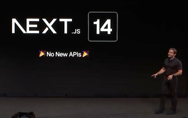 no new APIs on next conference