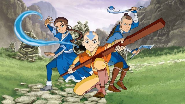 Figure 2. Avatar: The Last Airbender promotional image. Source: Nickelodeon