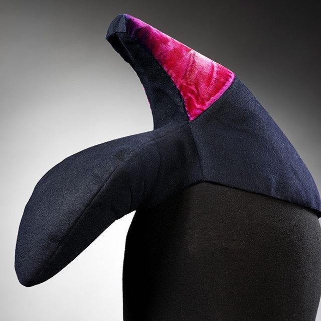 The Shoe Hat by Schiaparelli & Dali