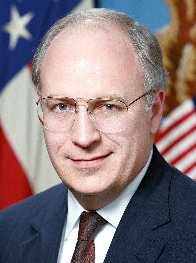 Former Secretary of Defense Dick Cheney