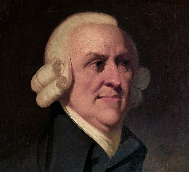 The ‘Muir portrait’ of Adam Smith.