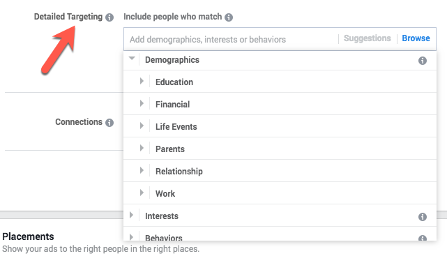 facebook detailed targeting