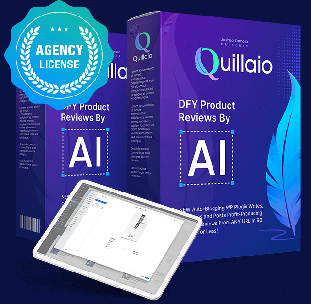 AI-powered product review generation platform, Quillaio, in action