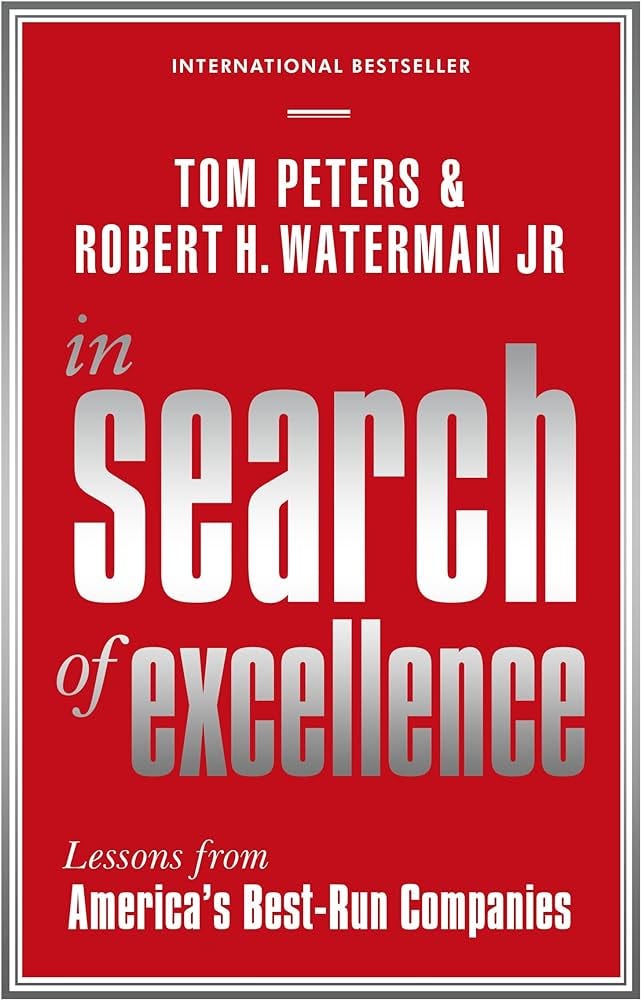 “In Search of Excellence” is a timeless management classic written by Tom Peters and Robert H. Waterman, Jr. This book, first published in 1982, has been a cornerstone in the field of business management for decades. It delves into the characteristics and practices that set apart excellent companies from their competitors. In this book review, we will explore the key concepts presented by Peters and Waterman, highlighting their significance in today’s business landscape.
