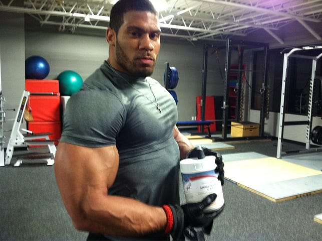 LaRon Landry Huge Biceps