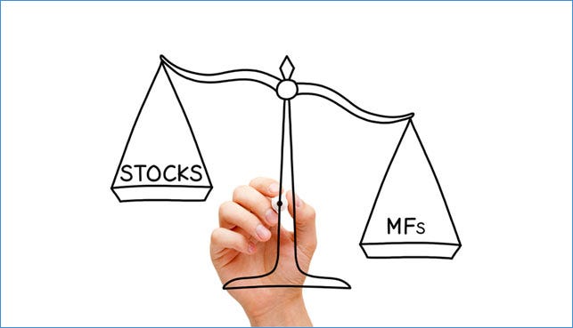 Mutual Fund vs Stocks