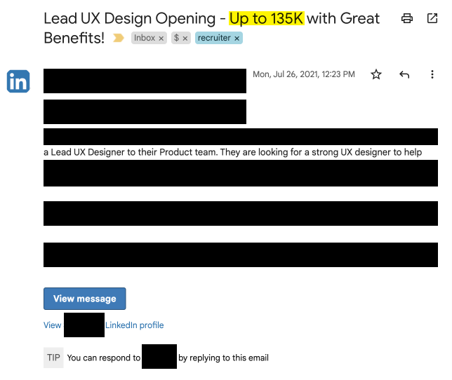 lead email offer 135k
