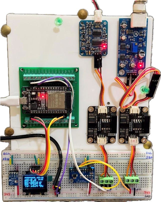 Building a Professional ESP32 Hydroponic Monitoring System with Cloud IoT