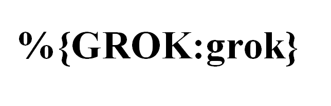 To represent %{SYNTAX:Semantic} for grok