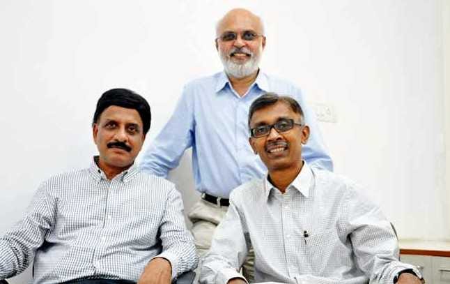 Top - De S S Pillai; Left - B Chandrasekhar; Right - Vishwadeep Kuila