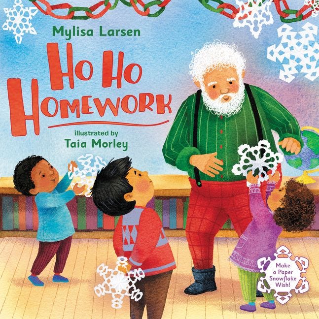 Ho Ho Homework by Mylisa Larsen, illustrated by Taiai Morley