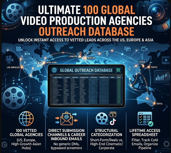 Ultimate 100 Global Video Production Agencies Outreach Database