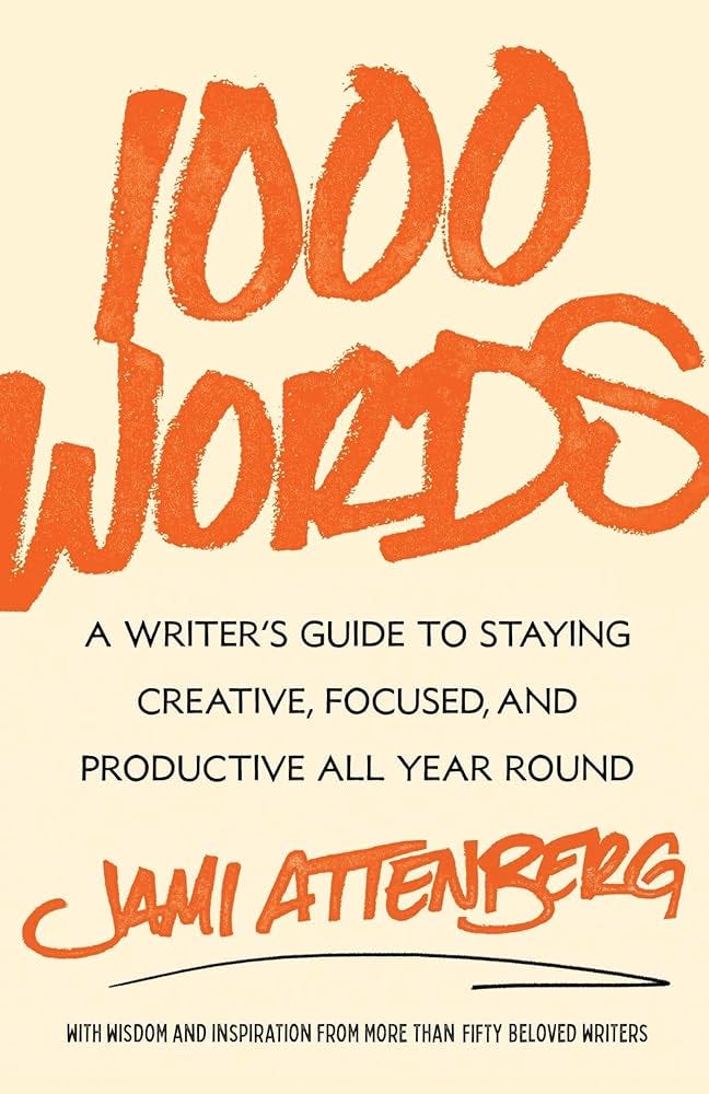 Jami Attenberg “1000 Words” book cover