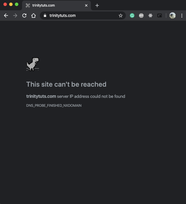 DNS_PROBE_FINISHED_NXDOMAIN fix — Image from trinitytuts.com