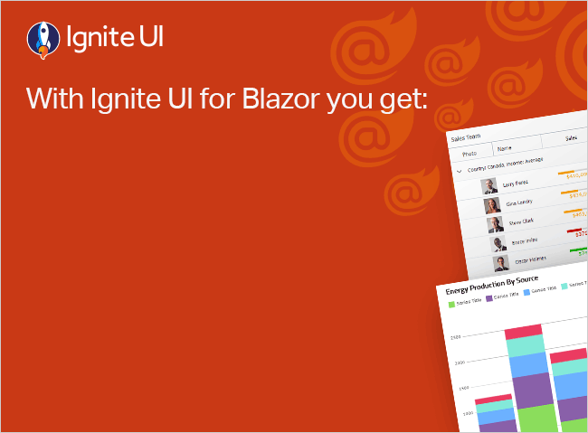 Ignite UI for Blazor library