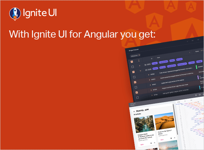Ingite UI for Angular benefits