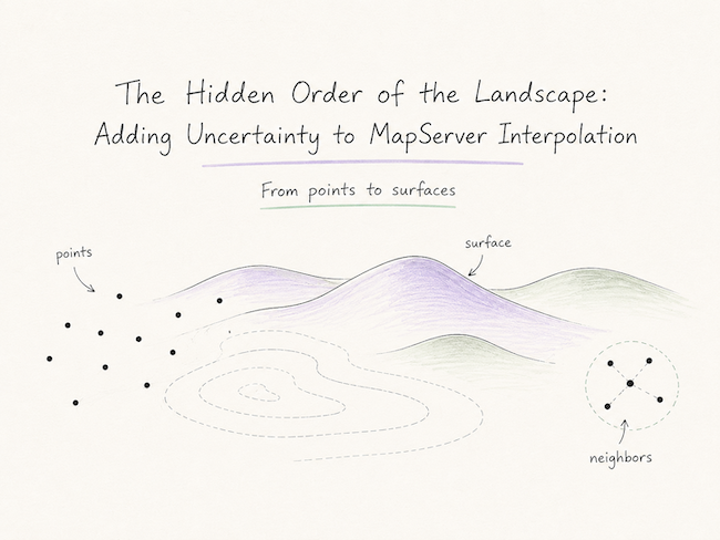The Hidden Order of the Landscape: Adding Uncertainty to MapServer Interpolation