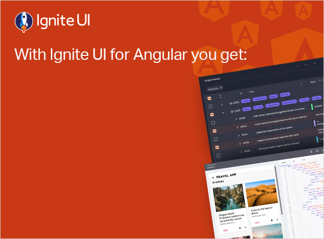 Ignite UI Angular benefits