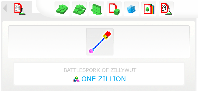 Picture of the Battlespork of Zillywut.