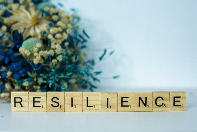 Scrabble tiles spelling out the word “resilience” — photo by Alex Shute on Unsplash (public domain)