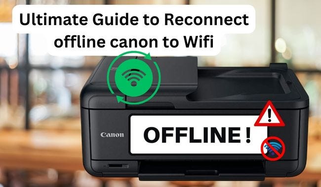 Canon printer offline issue on a computer