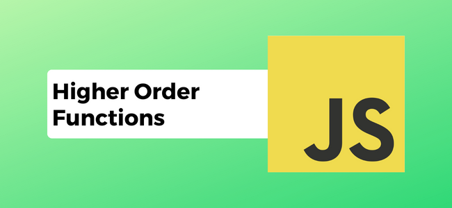 higher order functions in JavaScript