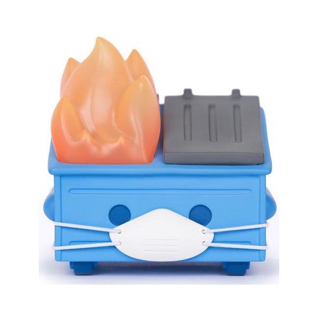 Art Toy ‘Blue Dumpster Fire’ by 100% Soft