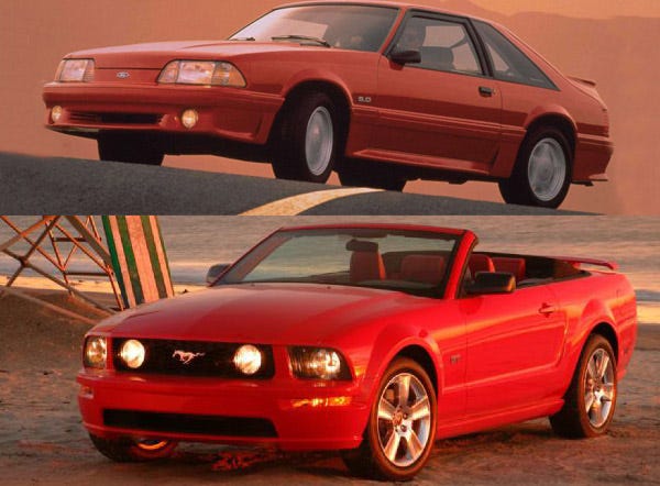 Fox Mustang vs. Fifth Generation Mustang