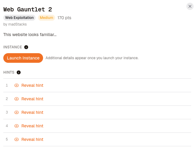 Writeup for CyLab/picoCTF challenge “Web Gauntlet 2”