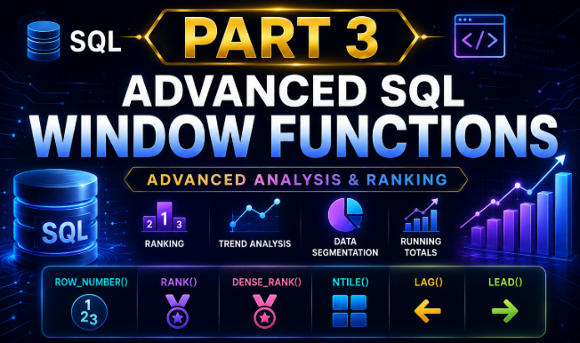 Advanced SQL : Window Functions — Advanced Analysis and Ranking