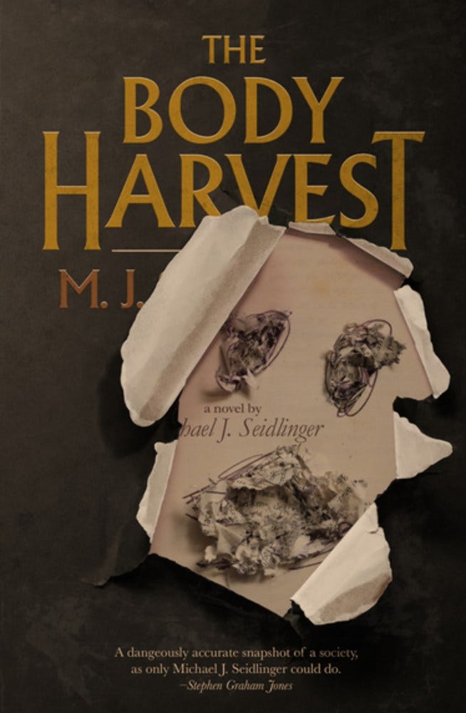 “The Body Harvest” Book Cover
