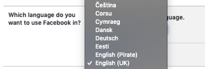 How to Change Language on Facebook
