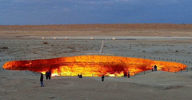 ‘The Gates to Hell’ in Turkmenistan