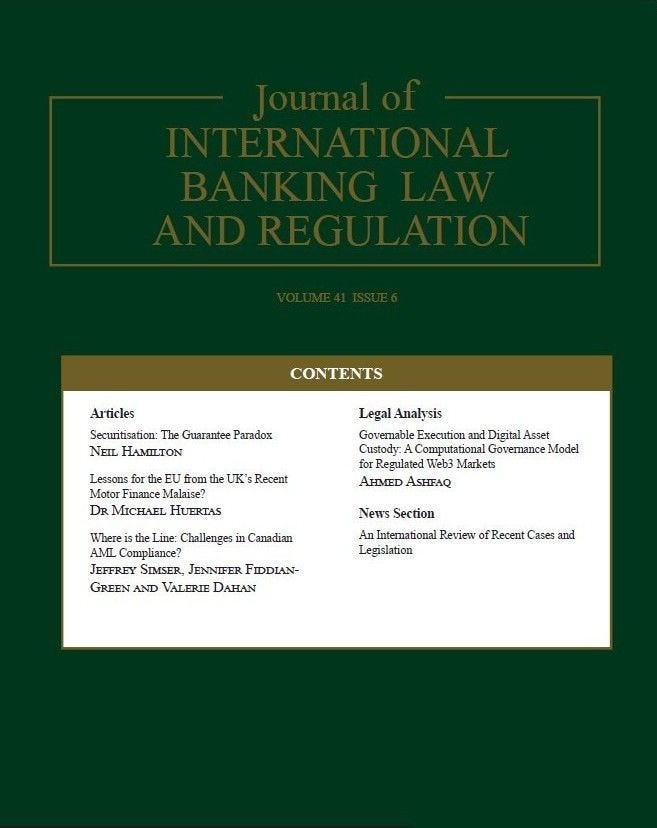 Ahmed Ashfaq, “Governable Execution and Digital Asset Custody: A Computational Governance Model for…
