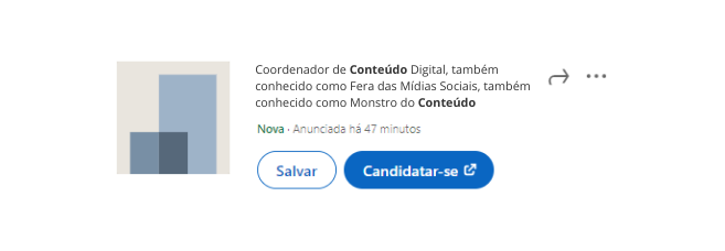 “Coordenador de Conteúdo Digital, também conhecido como Fera das Mídias Sociais, Também conhecido como Monstro do Conteúdo”