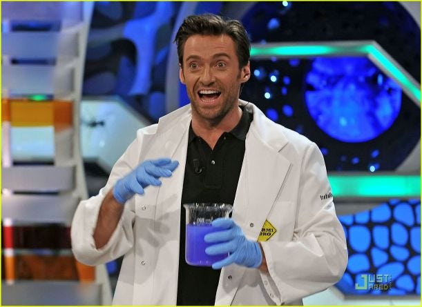 Hugh Jackman, Search Engine Optimization Mad Scientist