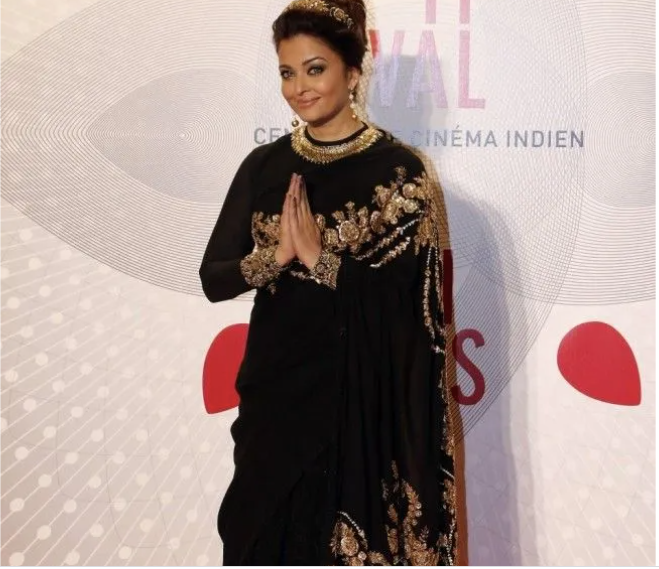 Aishawrya Rai in Sabysachi sari, Cannes 2013