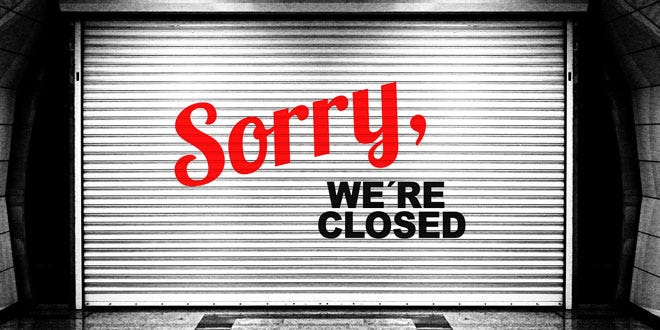 Sorry, we're closed