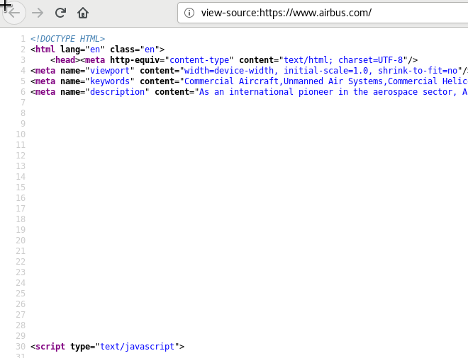 Large chunks of whitespaces in Airbus website