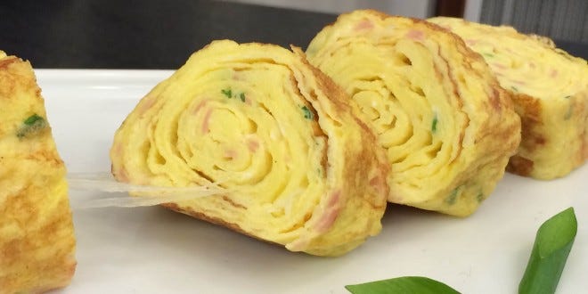 Receita de omelete japonesa